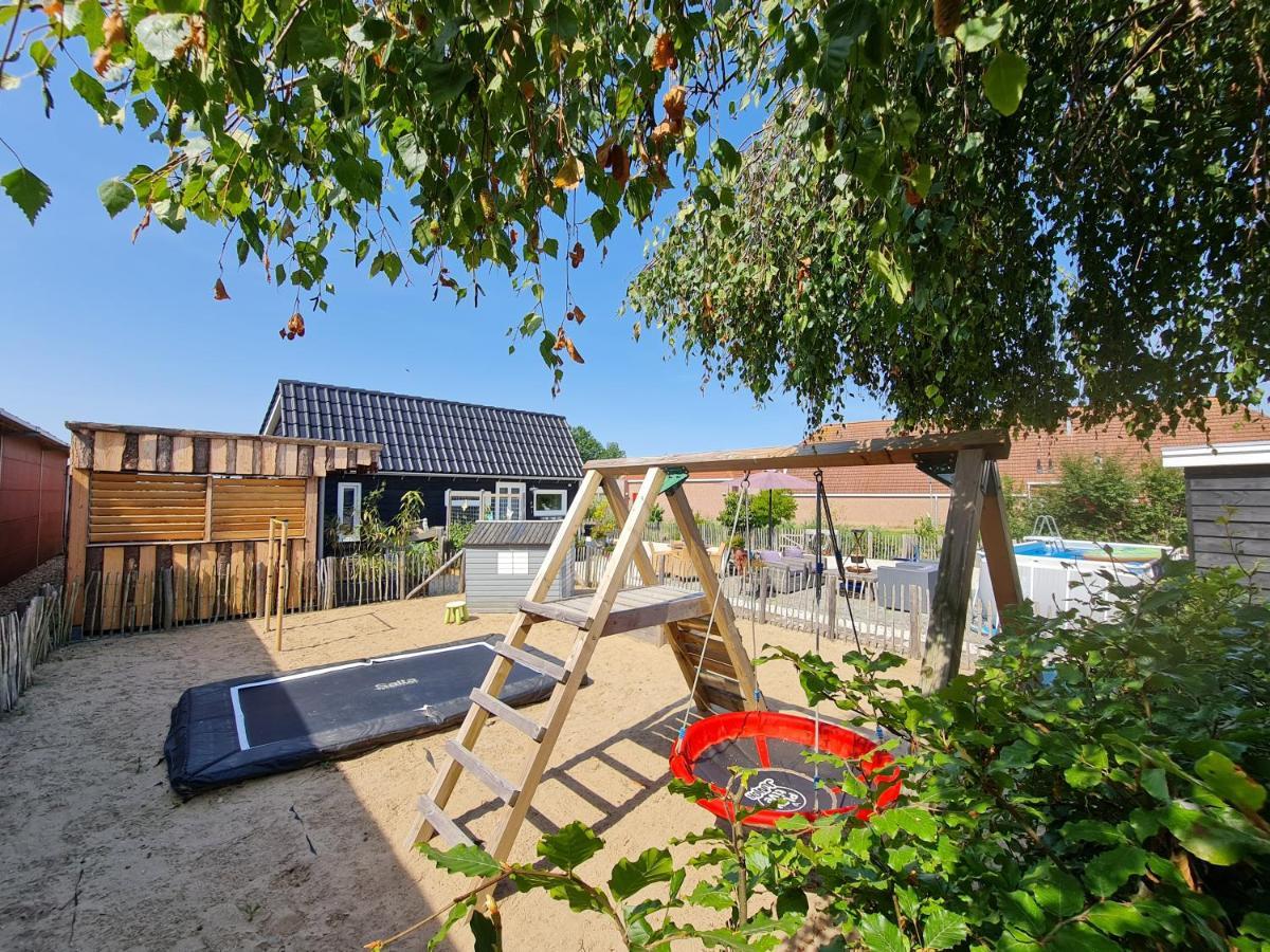 Wellness Chalet Met Jacuzzi, Sauna, Omheinde Tuin, Синт-Анналанд Экстерьер фото